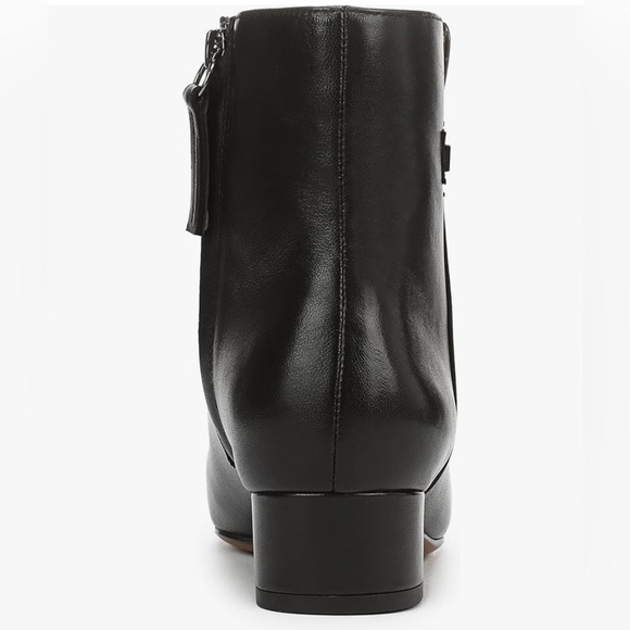 Franco Sarto Luella Black Leather Ankle Booties NWBox Size 6.5 - Picture 3 of 9